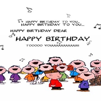 charlie brown birthday card