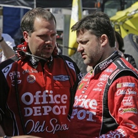 Darian Grubb with Tony Stewart