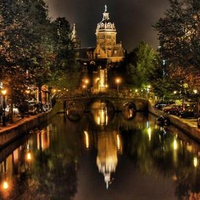 Amsterdam Canal View Church