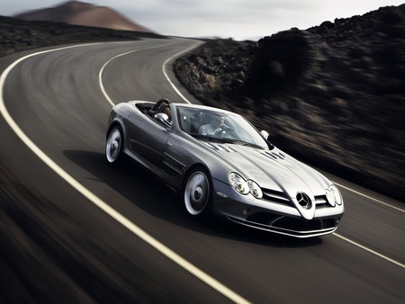 Mercedes McLaren SLR Roadster - mercedes-mclaren-slr-roadster, car, cool