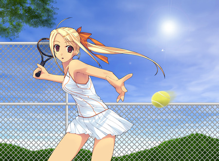 Download Table Tennis In Anime Wallpaper