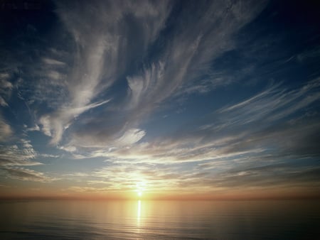 California sunset - california, ocean, cloud, sun, sunset, la jolla