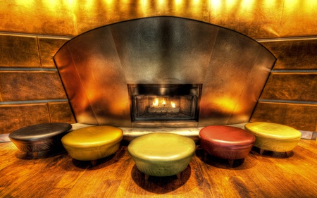 Join Me By The Fire - warm, furnaces, fire, seat, room