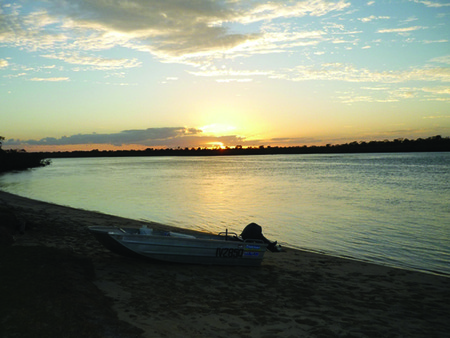 Queensland Summer - water, sunset, river