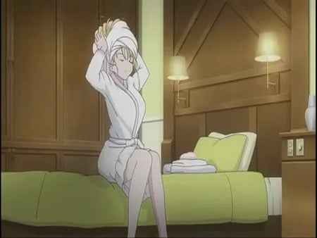 upset even after a bath! - girls, anime, other