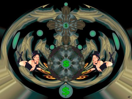 Money is what I want - fractal, abstract, eye candy