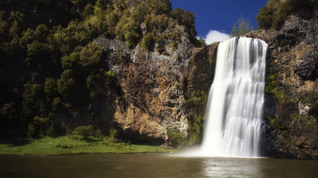 Waterfall - waterfalls, trees, nature