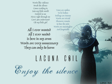 Lacuna Coil - Enjoy The Silence - enjoy, cristina, silence, lacuna coil