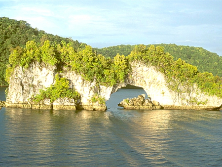 portal - water, beaches, rock, sea, island, earth, ocean, nature, tropical