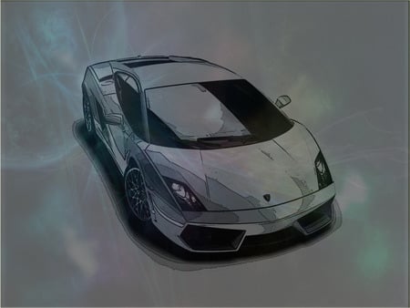 Lamborghini - effect, car, lamborghini