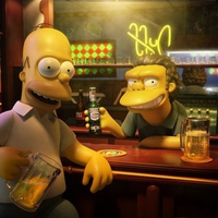 simpson and friend