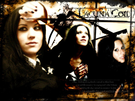 Lacuna Coil Woods - cristina, lacuna coil, woods