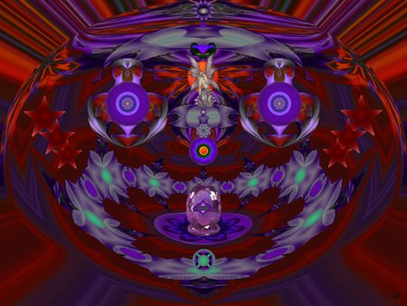 Purple Gem II - fractal, eye candy, abstract