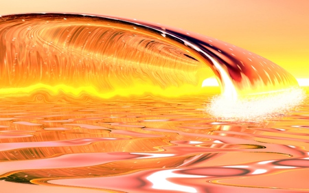  Tsunami - abstract, water, photography, colors, 3d and cg, wave, other