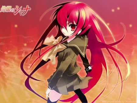 Shana turns - shana, flame, shakugan no shana, flame haze