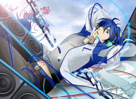 kaito - cool, man, males, blue, boys, kaito