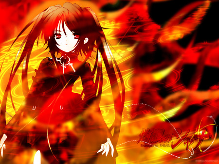 Shana flaming - shana, shakugan no shana