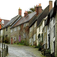 The Bottom of Gold Hill Shaftesbury Dorset