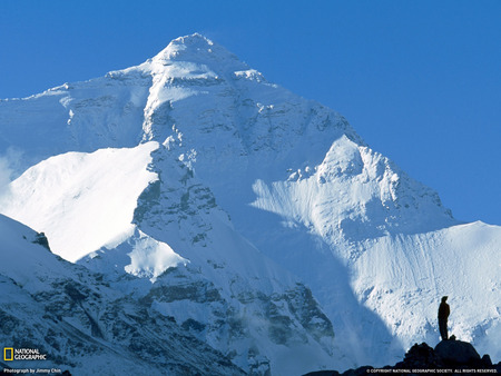 Mount Everest's North Face, Tibet - tallest mountainm, nepal, tibet, mount everest, mystical, majestic, india, summit, mountain