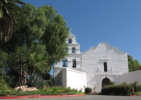 Mission San Diego De Alcala - architecture, california, mission