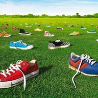 Shoes on Grass