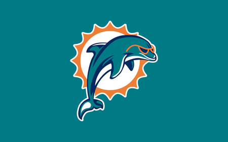 Miami Dolphins - logo, florida, orange, swim, sunglasses