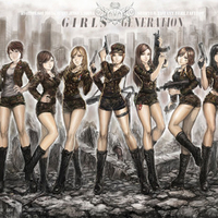 Kpop group,Girls Generation,animated