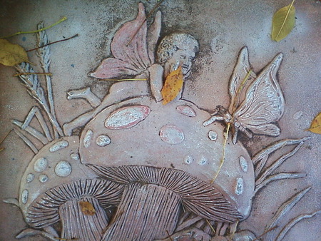 mushroom fairy  - mushroom, fall, fairy, cool