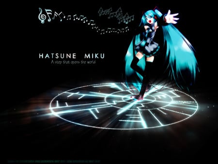 miku hatsune - vocaloid, hatsune, miku, miku hatsune