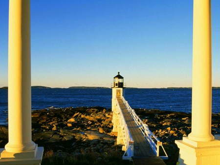 Marshall Point Lighthouse - picture, marshall point lighthouse, cool