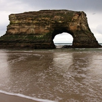 Natural Bridges On Beach