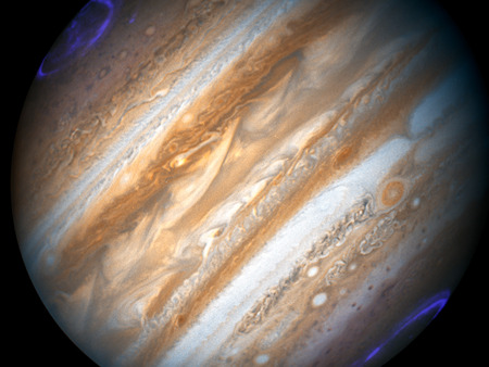 Jupiter - space telescope, new horizons, planets, stars, jupiter, satellite, aurora, space