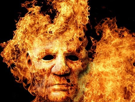 FIRE FACE - face, fire