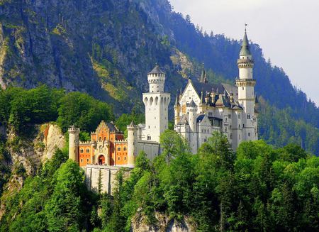 Neuschwanstein Castle - neuschwanstein castle, ludwig, bavaria, germany