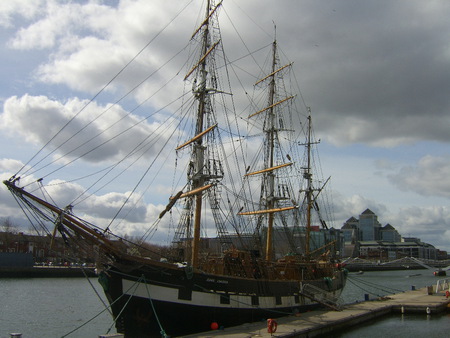 jeanie johnston - sail, ship, masts, boat