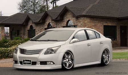 Toyota Avensis Vip'style - style, toyota, slammed, vip, white, kranze, art, photoshop, avensis, digital