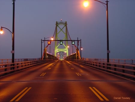 MacDonald Bridge Glow - danieltowsey, macdonald bridge glow