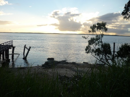 Ah Fraser Island - clouds, sunset, ocean, water