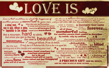 LOVE - love, people, meanings