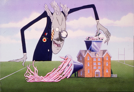 Pink Floyd- The Wall - evil, cartoon, movie, the wall, music, pink floyd