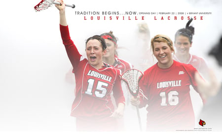 Louisville Lacrosse Womanteam (WDS) - widescreen, lacrosse, womanteam, louisville, wds