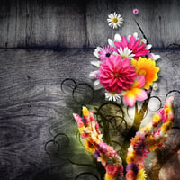 Flowered Handz by capcan