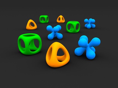 colorful toy - colors, abstract, toys, 3d