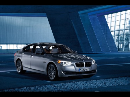 2010 BMW 5 sedan - luxury, fast, car, beautiful