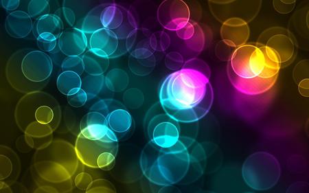 Colors Style - abstract, circles, yellow, blue, colors, boom, pink, cg, fantasy, purple, 3d, fireworks, sky