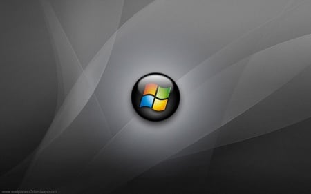 black windows icon - windows, grey, computer, system, technology, colors