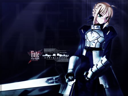 Saber - sword, saber, fate stay night