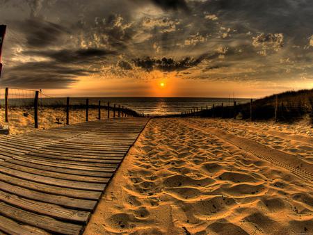 sunset - sunset, road