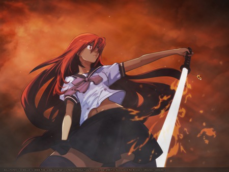 Shana - flame haze, shana, shakugan