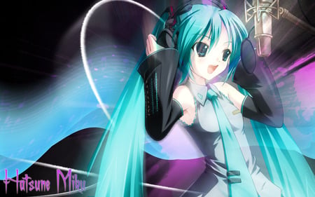 miku sings - Other & Anime Background Wallpapers on Desktop Nexus ...